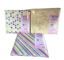 The Memory Collection Top Loading Postbound Scrapbook Lot Of 3 New 13.5 X 12
