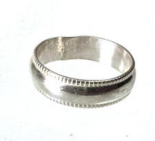 Vintage Sterling Silver Band Ring Size 8 Unisex USA