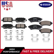 Front And Rear Ceramic Brake Pads Set For 2005 - 2009 Allure LaCrosse Grand Prix