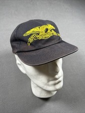 ANTI-HERO Skateboards Embroidered Snapback Eagle Navy Yellow Hat Cap OSFA