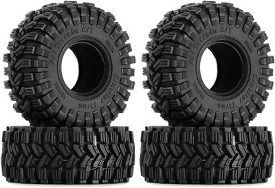 1.0 Tires-58 * 24mm All Terrain Super King Trekker Soft Sticky Tires for TRX4M 1