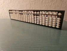 Vintage 1950's Japanese HandMade Wooden Abacus-Good