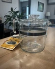 Vintage PYREX Glass Coffee Pot 6 Cup Model 7756 with Lid & Fitz-All Diffuser