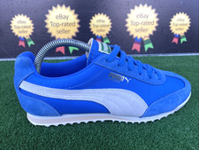 Puma Arizona OG 398682-01 scarpe da ginnastica retrò blu nylon scamosciato taglia UK 6 EU 39