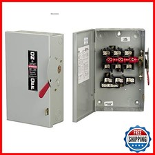 GE TGN3322 3 Wire Non-Fusible Safety Switch 240V 60A NEMA 1 Spec-Setter