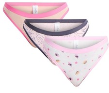 WAY TO CELEBRATE FALL WOMEN'S THONG PANTIES UNDERWEAR 6-PACK SIZE XL 16 18 NEW