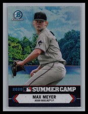 2021 Bowman Chrome #SC-25 Max Meyer 2020 Summer Camp Miami Marlins
