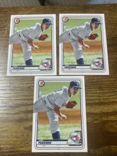 2020 Bowman Eric Pardinho Paper Lot (3) Toronto Blue Jays