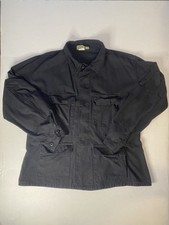 Propper Military BDU Combat Coat Jacket Black 100 Cotton Ripstop XL Regular