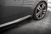 Seitenschweller Flaps Passend FüR Audi TT S / S-Line 8S Schwarz Hochglanz
