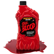 18 Oz Fake Halloween Bottle Fake Blood Stage Blood for Halloween Costume, Zombie