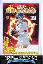 2025 Panini Score Jaxson Dart Hot Rookies RC Gold Zone #35/50 NY Giants A684