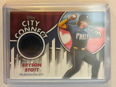 2026 Topps Series 2 Bryson Stott 008/150 City connect Swatch Relic CC2-BS