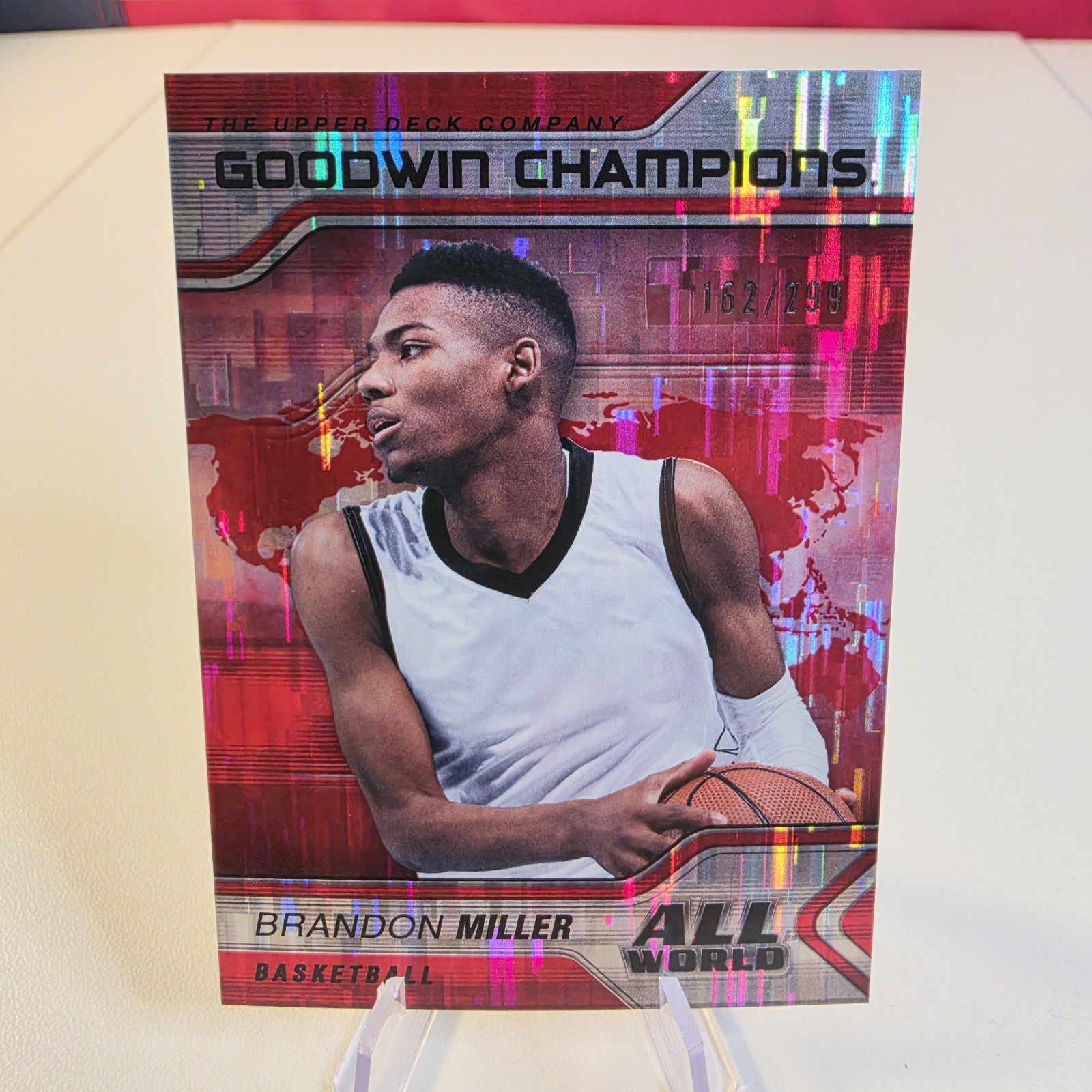 2023 Upper Deck Goodwin Champions All-World Red #AW12 Brandon Miller /299