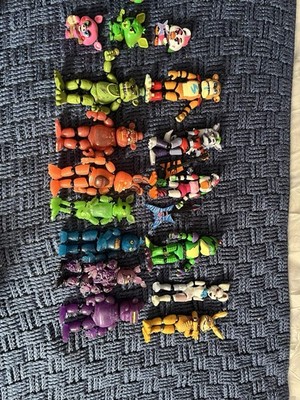 Five Nights at Freddy's Articulated Action Figures Lot 16pc Freddy, Vanny, Chica