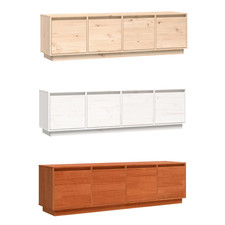 TV-Schrank Fernsehtisch Schrank Unterschrank 156x37x45 cm Massivholz Kiefer