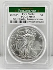 2020-P $1 American Silver Eagle PCGS MS69 PHILADELPHIA Emergency Issue 1 oz Coin