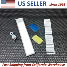 LED Motion Sensor Rechargeable Light Lamp Strip Under Cabinet Closet Kitchen USB