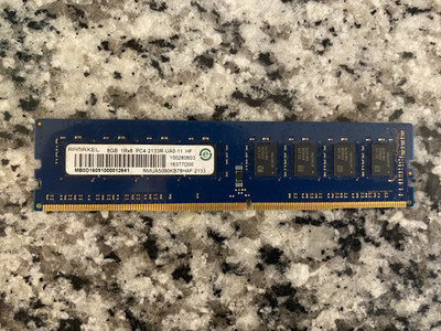 RAMAXEL 8GB 1RX8 PC4-2133R ECC SERVER RAM MEMORY.