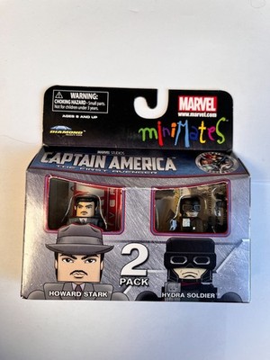 Marvel Minimates Avengers Serie Howard Stark & Hydra Soldat Figuren Mini Set