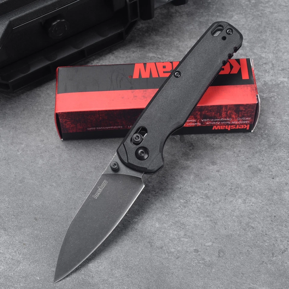 Cuchillo plegable Kershaw Bel Air, diseñado por EDC, con mecanismo de bloqueo Duralock Foto 3 de 4