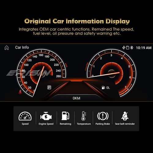 Radio Coche 10.25" IPS Android 14 64GB WiFi CarPlay BT DAB+ GPS Para BMW X1 E84 CIC - Imagen 10 de 12