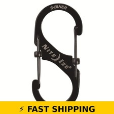 Nite Ize S-Biner SlideLock Carabiner 3, Stainless Steel