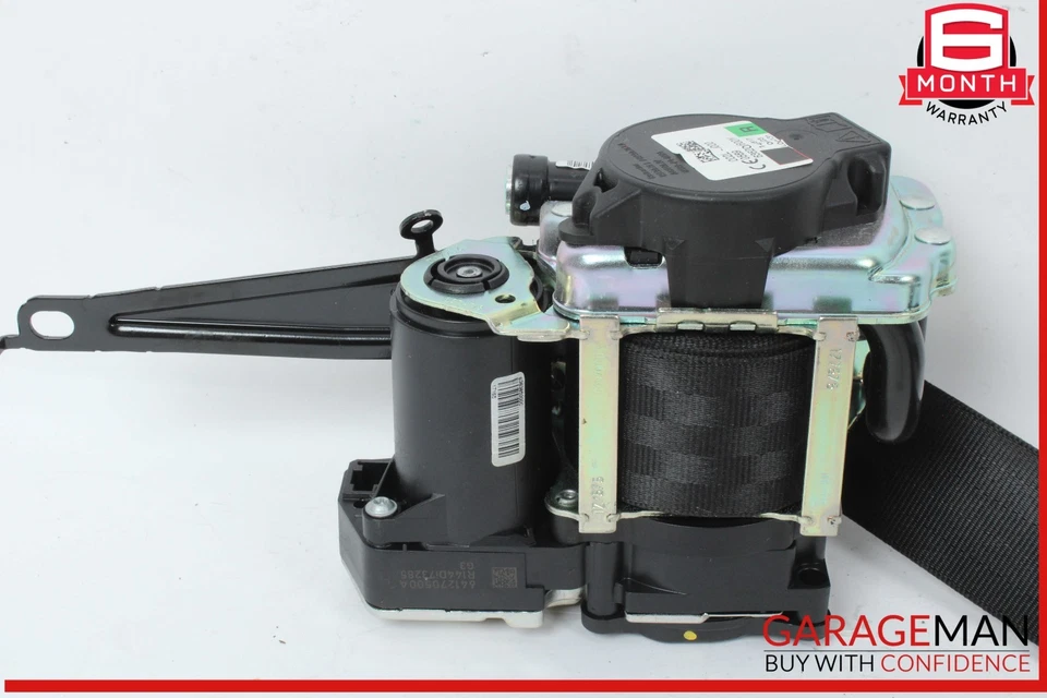 Cinturón de seguridad delantero derecho negro OEM Audi A5 Quattro S5 RS5 17-24 Foto 2 de 4