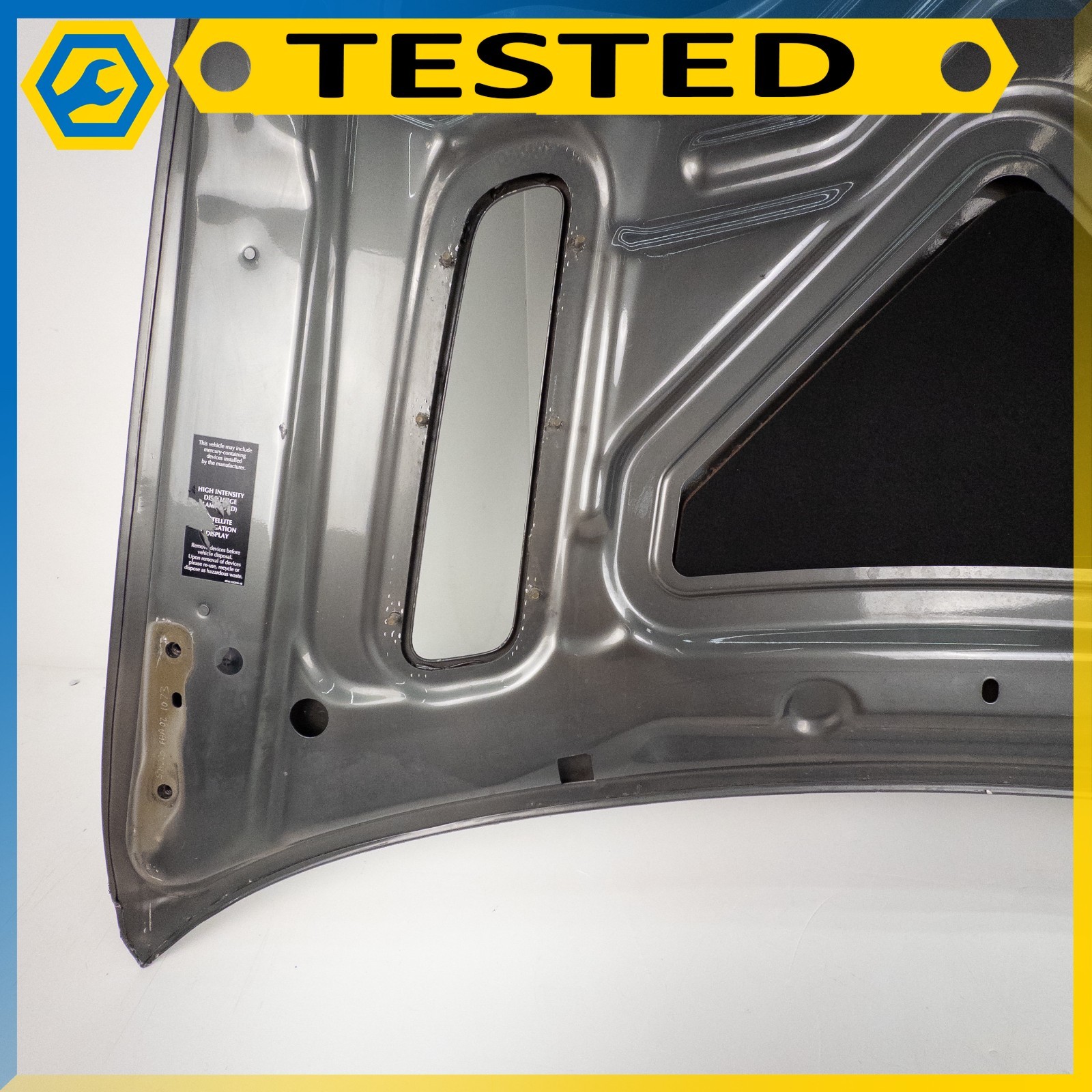 Aston Martin DB9 2005-2012 Front Engine lid cover Silver