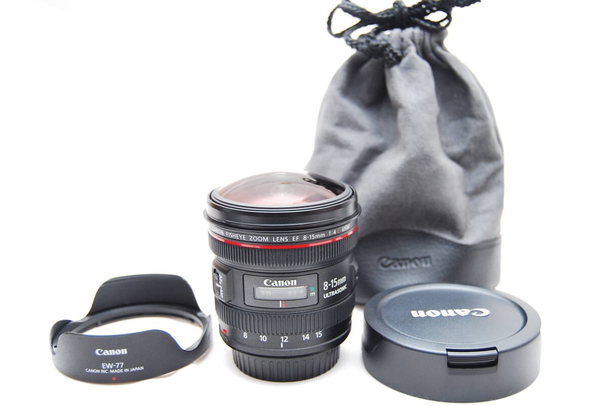 Canon Wide Angle Zoom Lens EF8-15mm F4L Fisheye USM 463504 | eBay