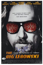 Jeff Bridges "The Big Lebowski" Signed Autograph 11x17 Movie Poster Photo JSA