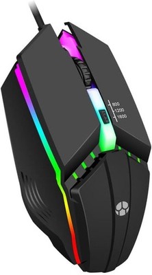 Guiheng Wired Gaming Mouse, Optical USB Mice for Laptop/Desktop, 800 to Black 