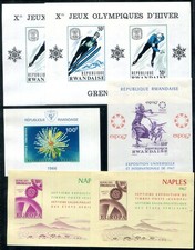 RUANDA 1966 BLOCK6B,11-12B ** POSTFRISCH UNGEZ&Auml;HNT TADELLOS(C6514