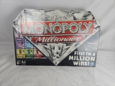 Monopoly Millionaire Board Game Hasbro Family Game Night -BRAND NEW ! 