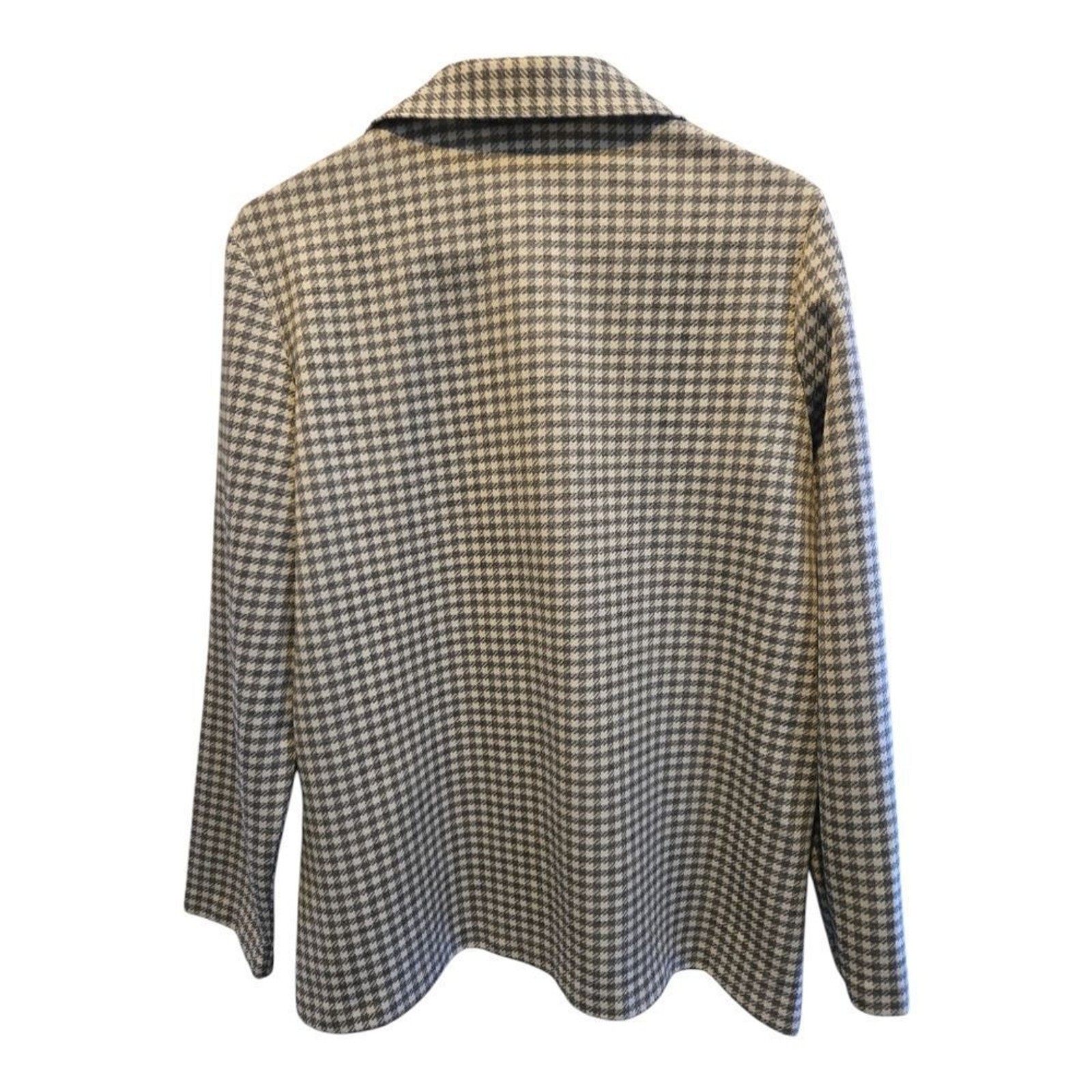 VTG Unknown Source Classic Checkered Button Down … - image 3