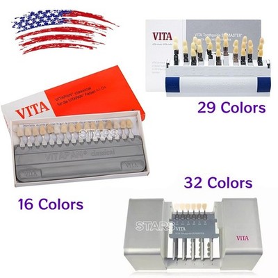 Dental VITA Shade Guide 16/29/32 Colors 3D Master Linearguide Teeth Whitening US