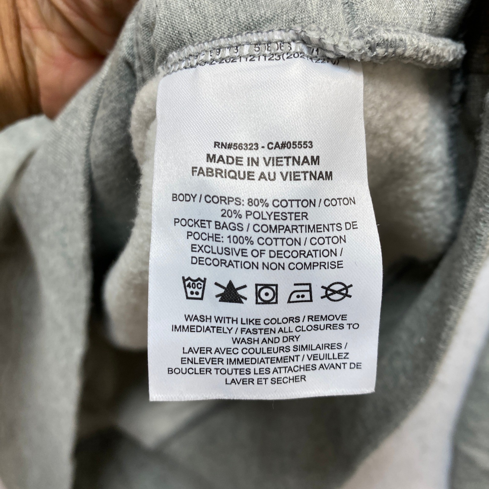 Nike Sportswear Quarter Zip Sweatshirt Mens M Gray Swoosh Pullover CU4383 thumbnail 8