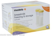 MEDELA BREAST MILK FREEZER STORAGE FEED STORAGE BOTTLE 2.7 oz/ 80 ml x12 87061