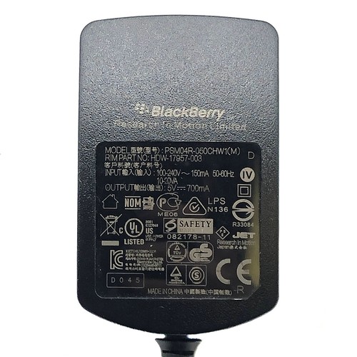 Genuine Blackberry PSM04R-050CHW1(M) Power Adapter Cell Phone Charger 5V 0.7A - Picture 2 of 4