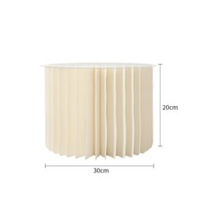 Folding Paper Round Plinth Cylinder Pedestal Wedding Cake Flower Display Stand