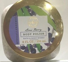 1 Bath  Body Works Acai Berry Pure Simplicity Body Polish- 8 oz Hypoallergenic