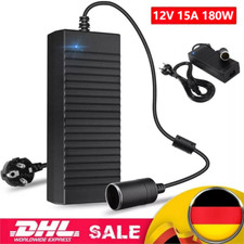 220V AUF 12V 15A SPANNUNGSWANDLER KFZ NETZADAPTER WECHSELRICHTER Netzteil DHL~
