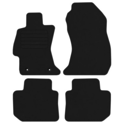 Velours Fußmatten für Subaru XV I Bj. 2011 - 2018 Neu Automatten SCHWARZ BASIC
