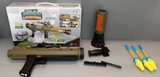 Art Creativity Toy Light Up Rocket Launcher Rocket Gun with 3 Soft Rockets