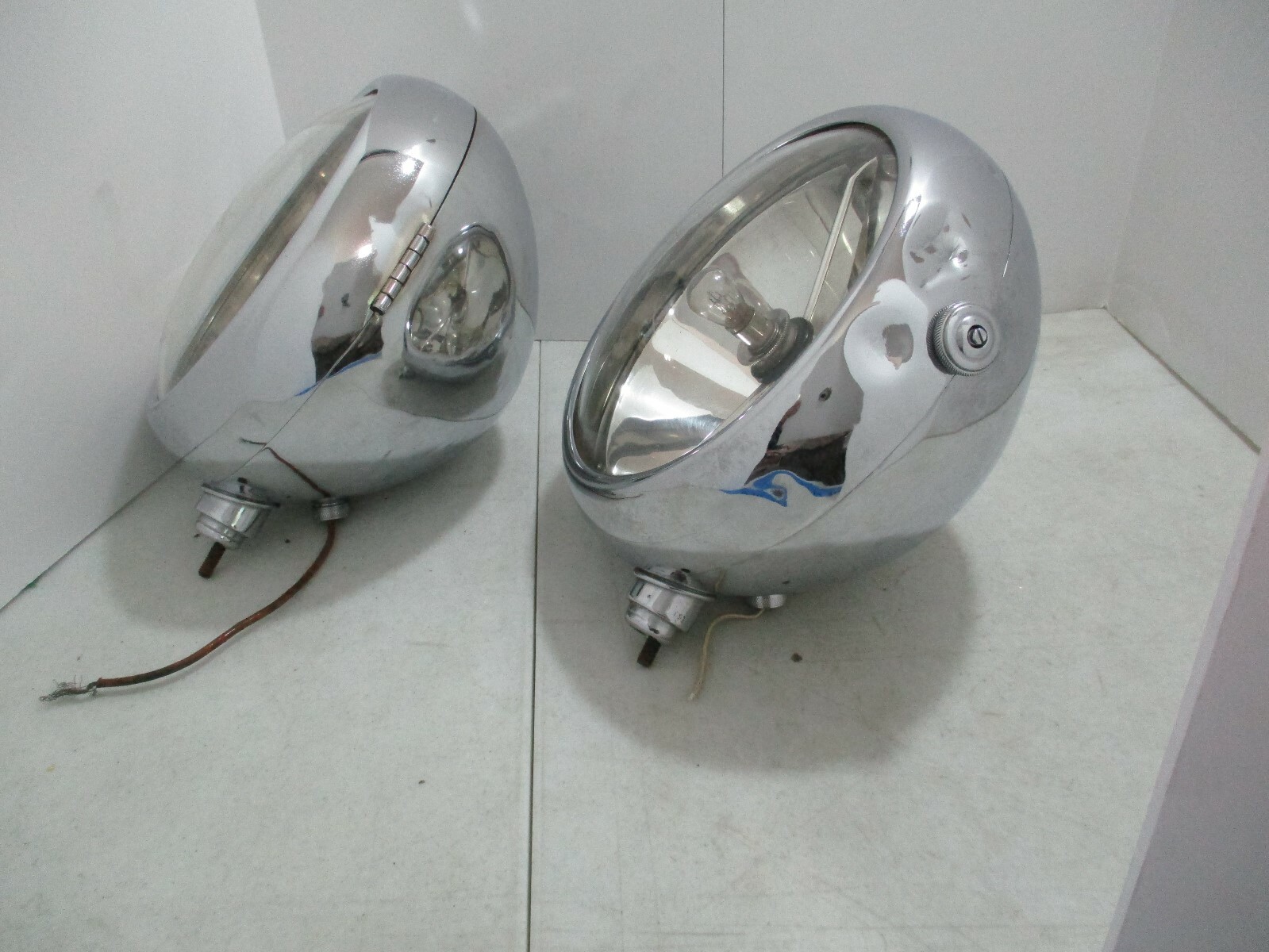 AUTEROCHE PHARES 11" HEADLIGHTS (pair)  Rolls-Royce Bugatti Lagonda Delage 