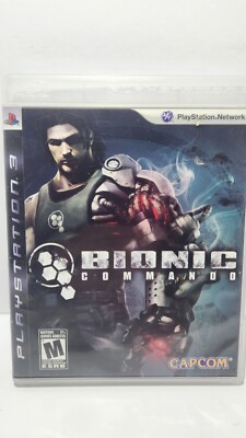 Bionic Commando (Sony PlayStation 3, 2009) PS3 Tested and Works