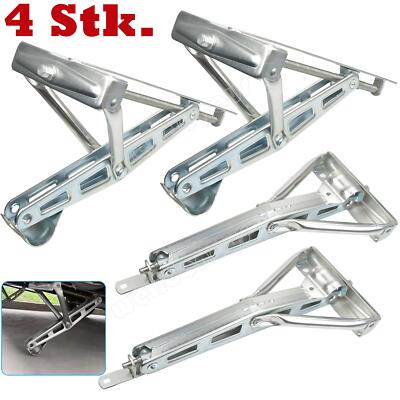 4X Wohnwagen Stütze 4x600 kg Universal Kurbelstütze Ausdrehstütze Abstellstütze