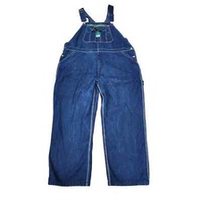 Liberty Overalls 46 X 30 Blue Mens Denim Jeans Bibs Carpenter Painter Work