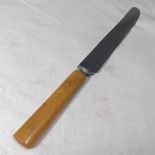 Knife Bakelite Smooth Stainless Steel Vintage Valley Forge USA
