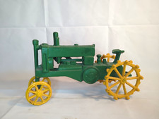 VINTAGE Cast Iron tractor farm toy D11